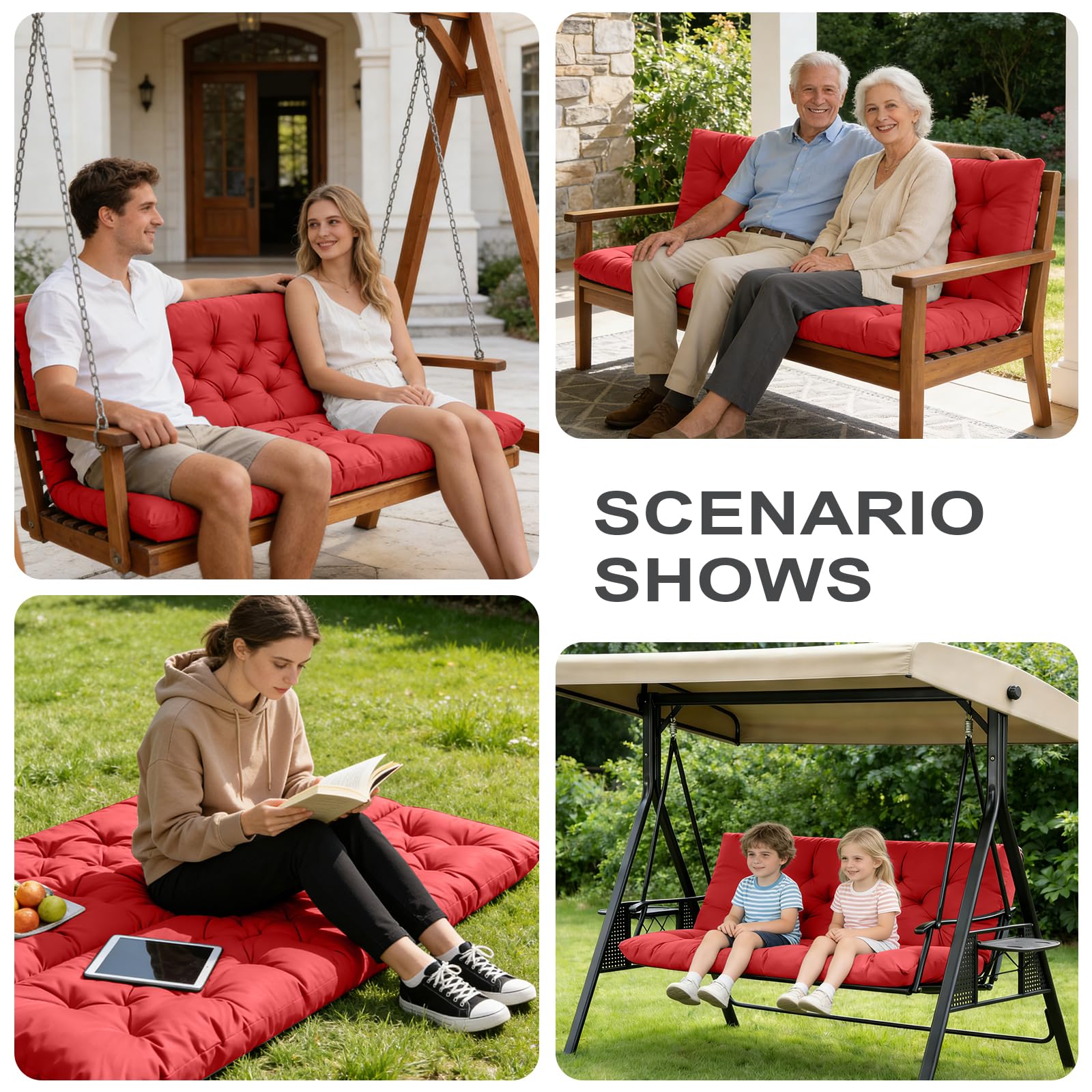 Vacuum-sealed packaging of GPQAWER porch cushions