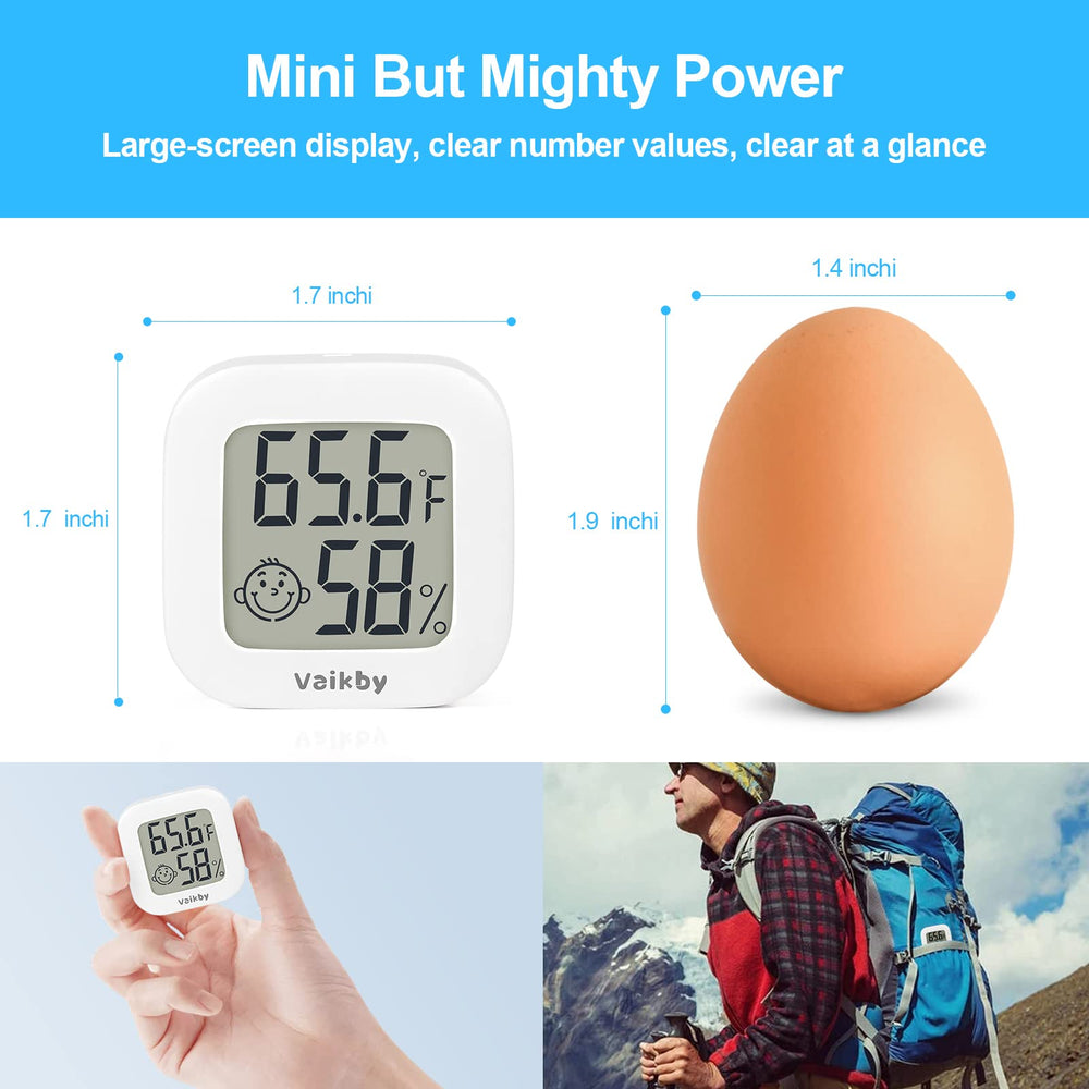 Vaikby thermometer in a baby room for monitoring conditions
