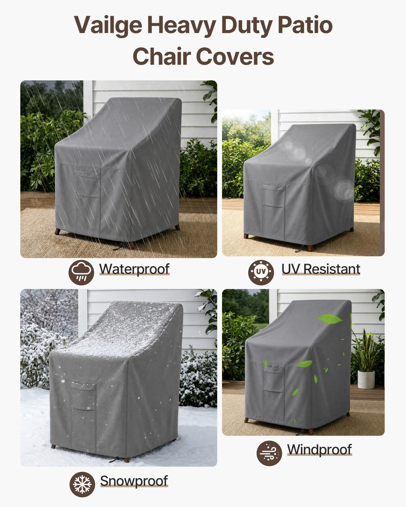 Vailge cover showing reinforced padded handles