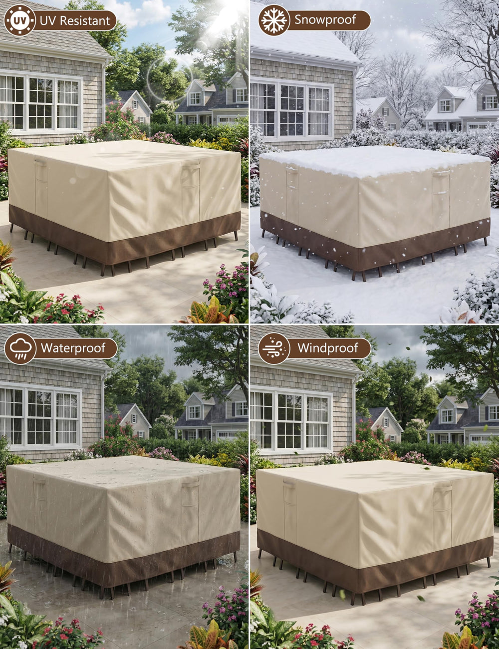 Vailge outdoor cover packaging details