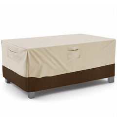 Vailge Outdoor Table Cover Rectangular in Beige and Brown