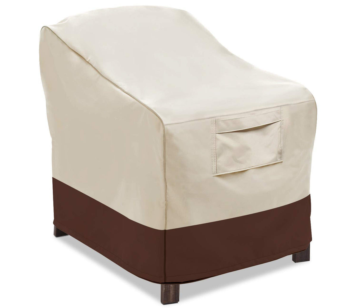 Vailge Patio Chair Cover in Beige and Brown