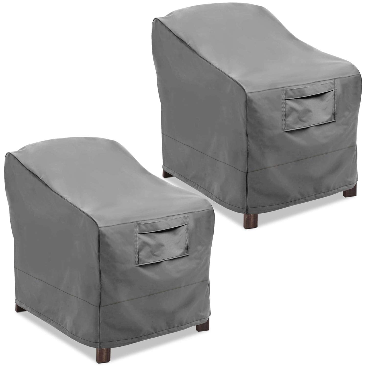 Vailge Patio Chair Covers grey model front view