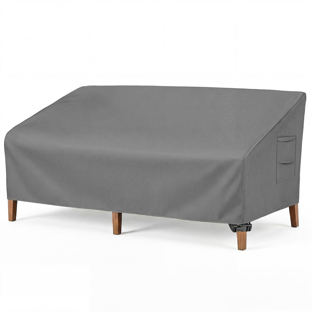 Vailge Patio Sofa Cover grey front view for 3-seater sofa