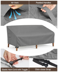 Vailge Patio Sofa Cover on a 3-seater outdoor sofa