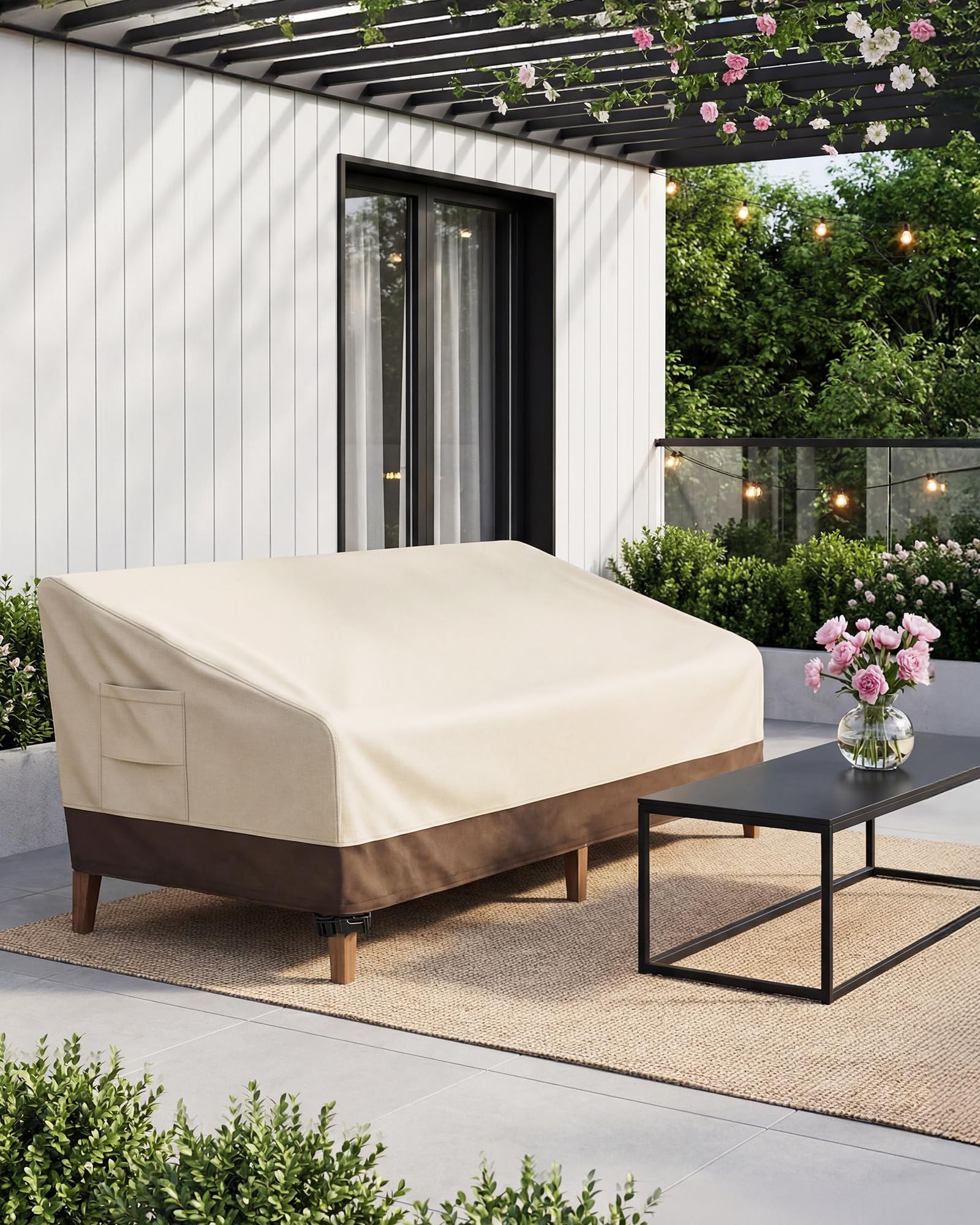 Vailge patio sofa cover packaging view