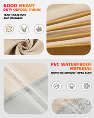 Vailge Stackable Patio Chair Cover on stacked chairs