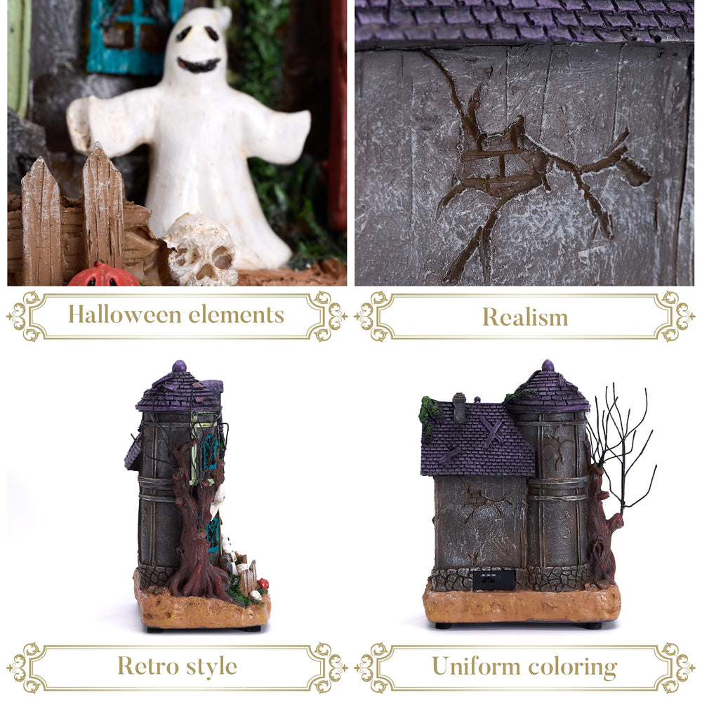 Valery Madelyn Halloween Village with spooky sound effects