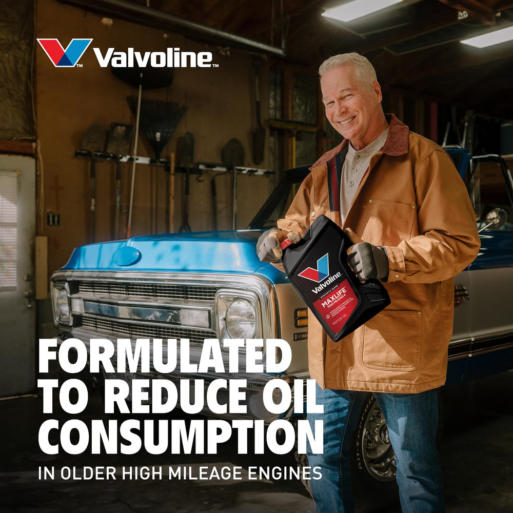 Valvoline High Mileage 150K 10W-30 Motor Oil top view