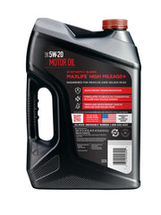 Valvoline High Mileage 150K 5W-20 Motor Oil 5 Quart side view
