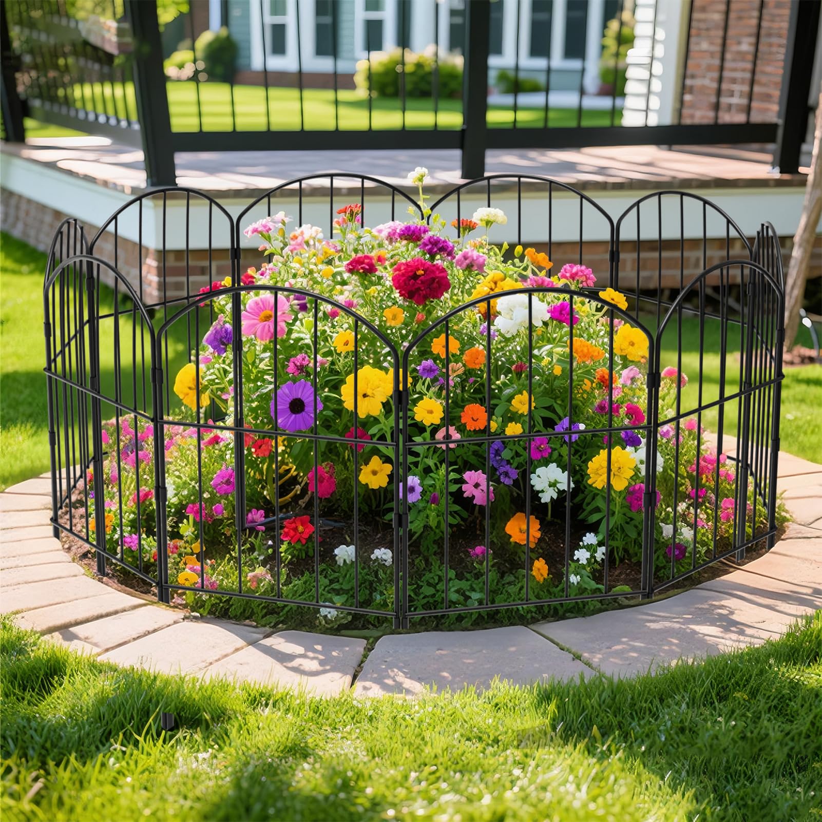 VANCASTLE Decorative Garden Fence parts list with accessories