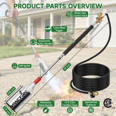 VANCFIRE weed burner ergonomic handle