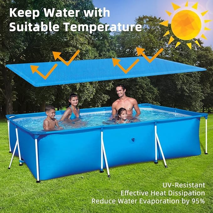 Vanmirr Rectangle Pool Cover folded dimensions
