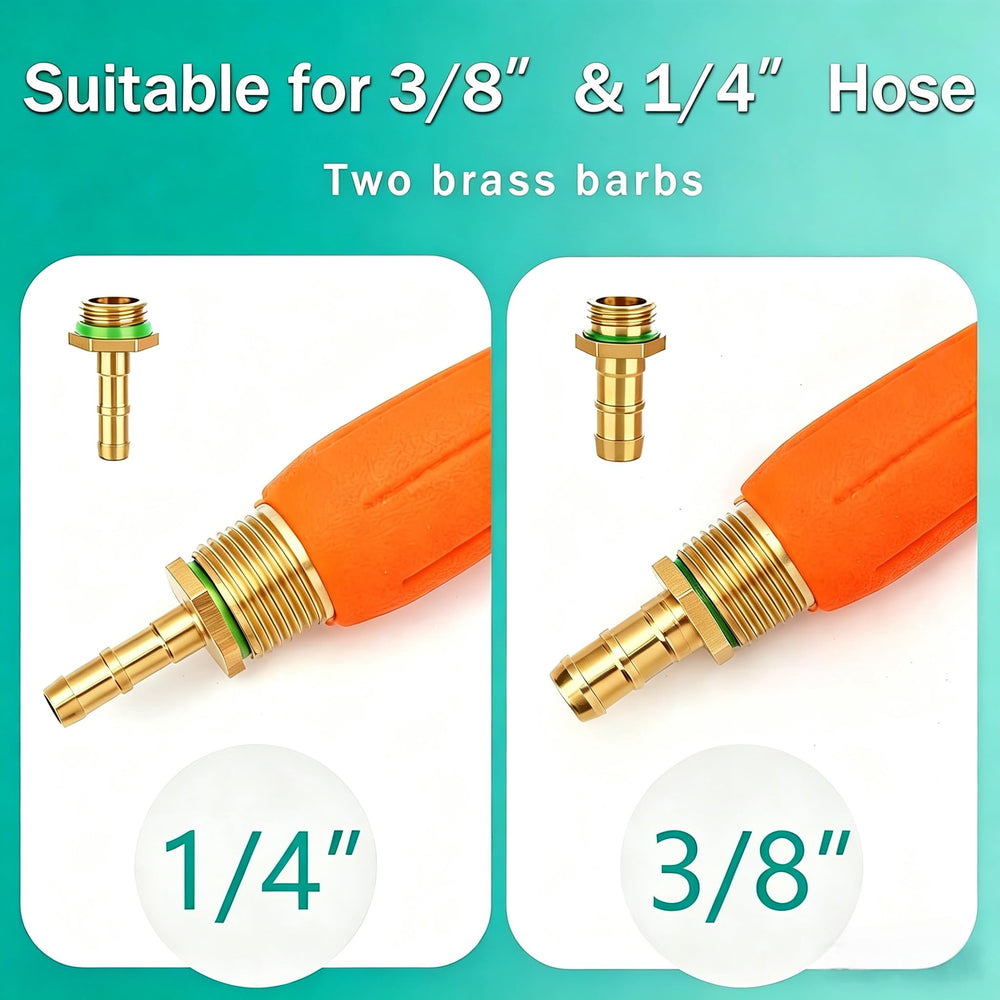 VANPET 2Pcs All Metal Sprayer Wand with brass barb fittings