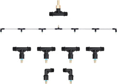 VANPET 6-Nozzle Boom Wand front view with adjustable nozzles