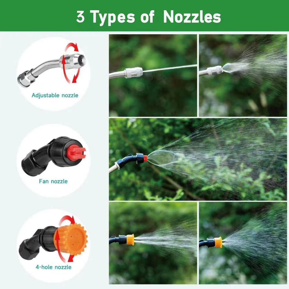 VANPET adjustable stainless steel nozzle close-up