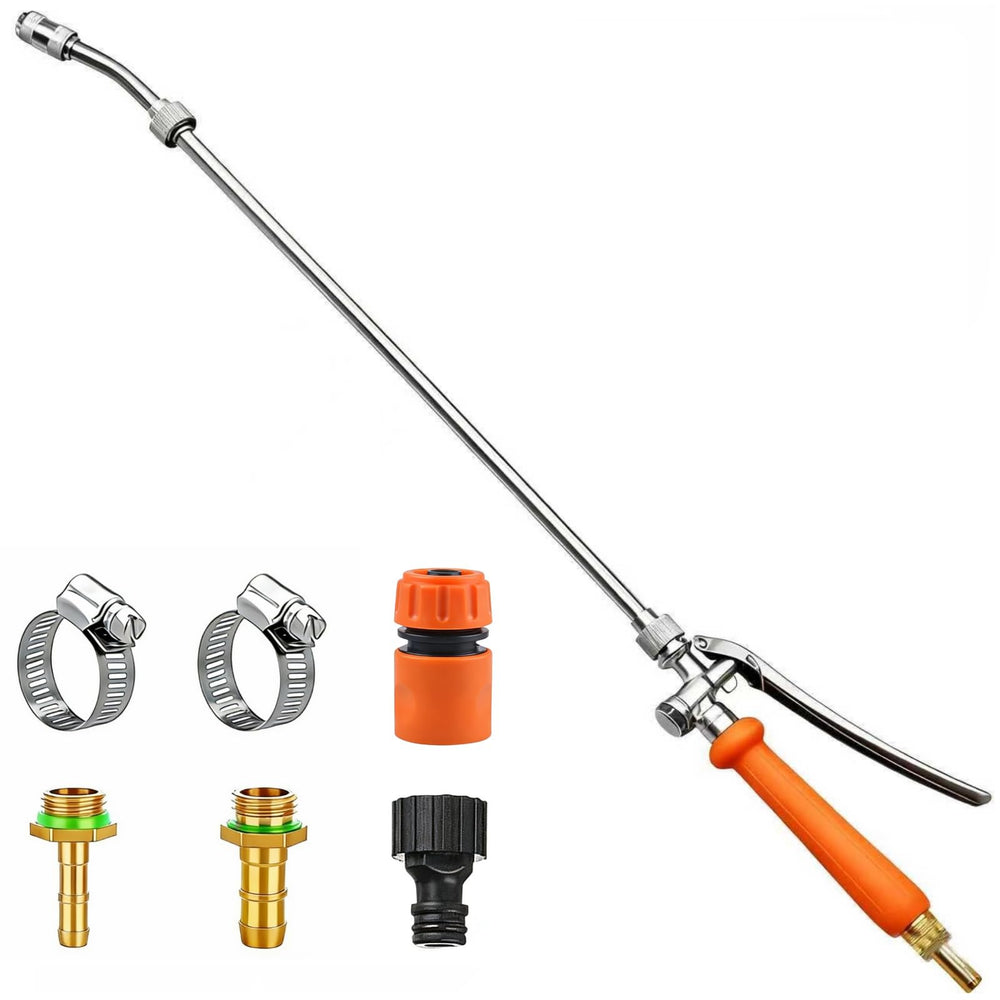 VANPET All Metal Sprayer Wand 29 inches with orange handle