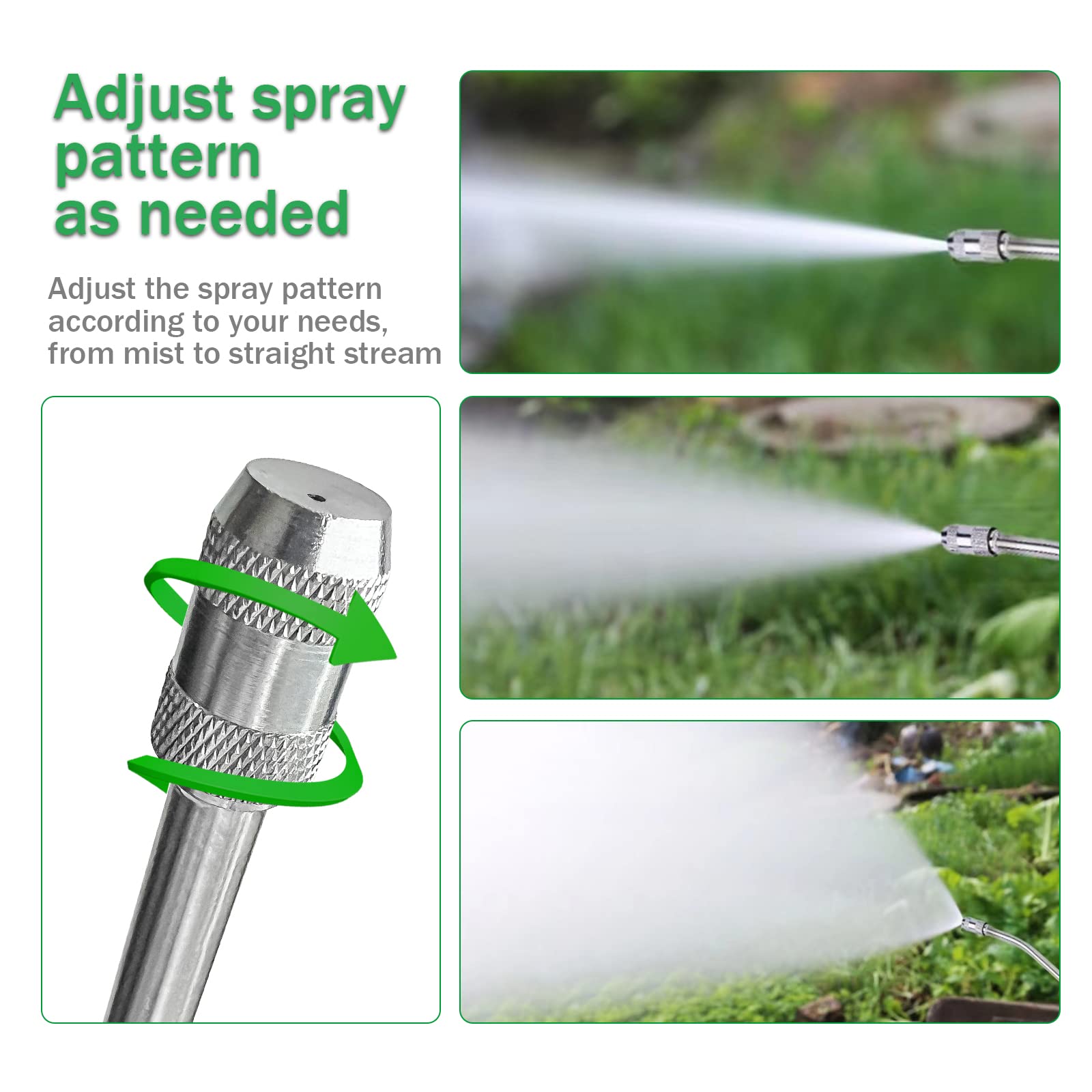 VANPET sprayer wand with brass barbs
