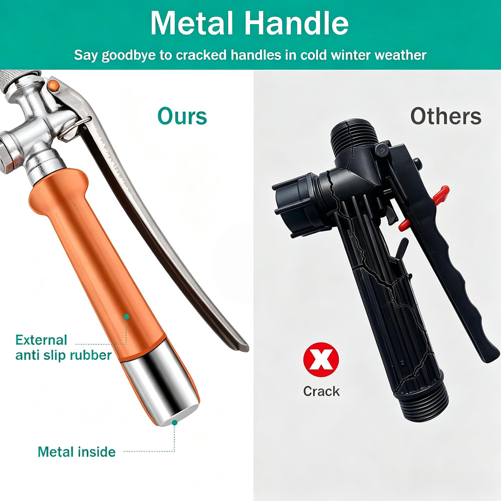 VANPET stainless steel sprayer wand in a garden setting