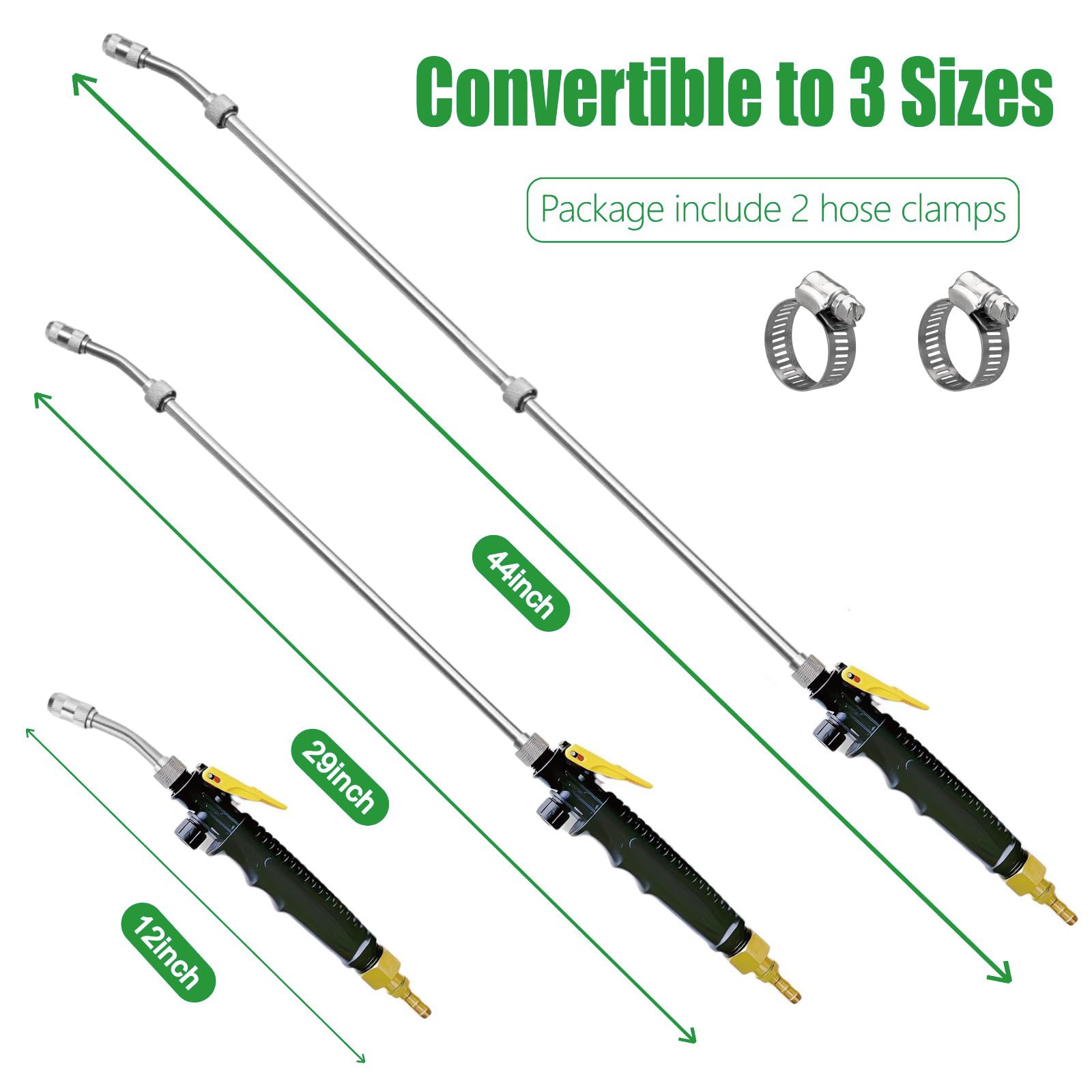 VANPET stainless steel sprayer wand with nozzle