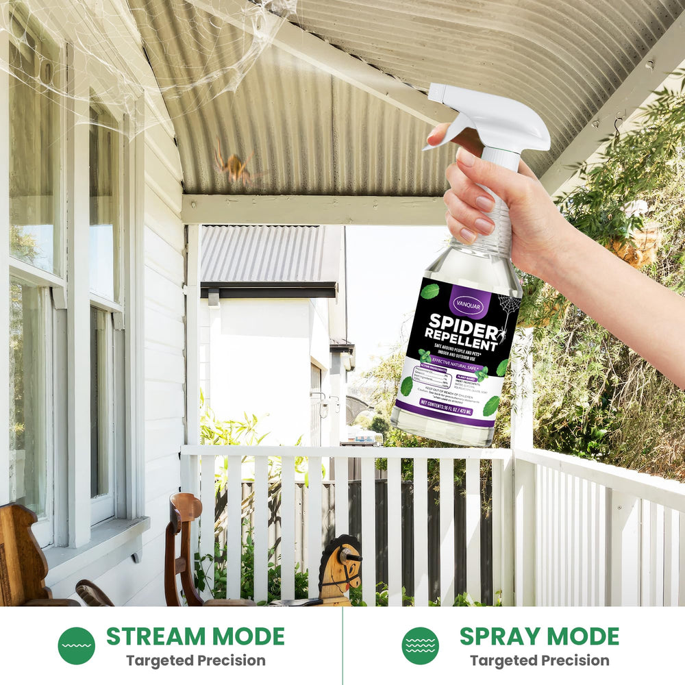 Vanquar Peppermint Oil Insect Repellent Spray on kitchen counter