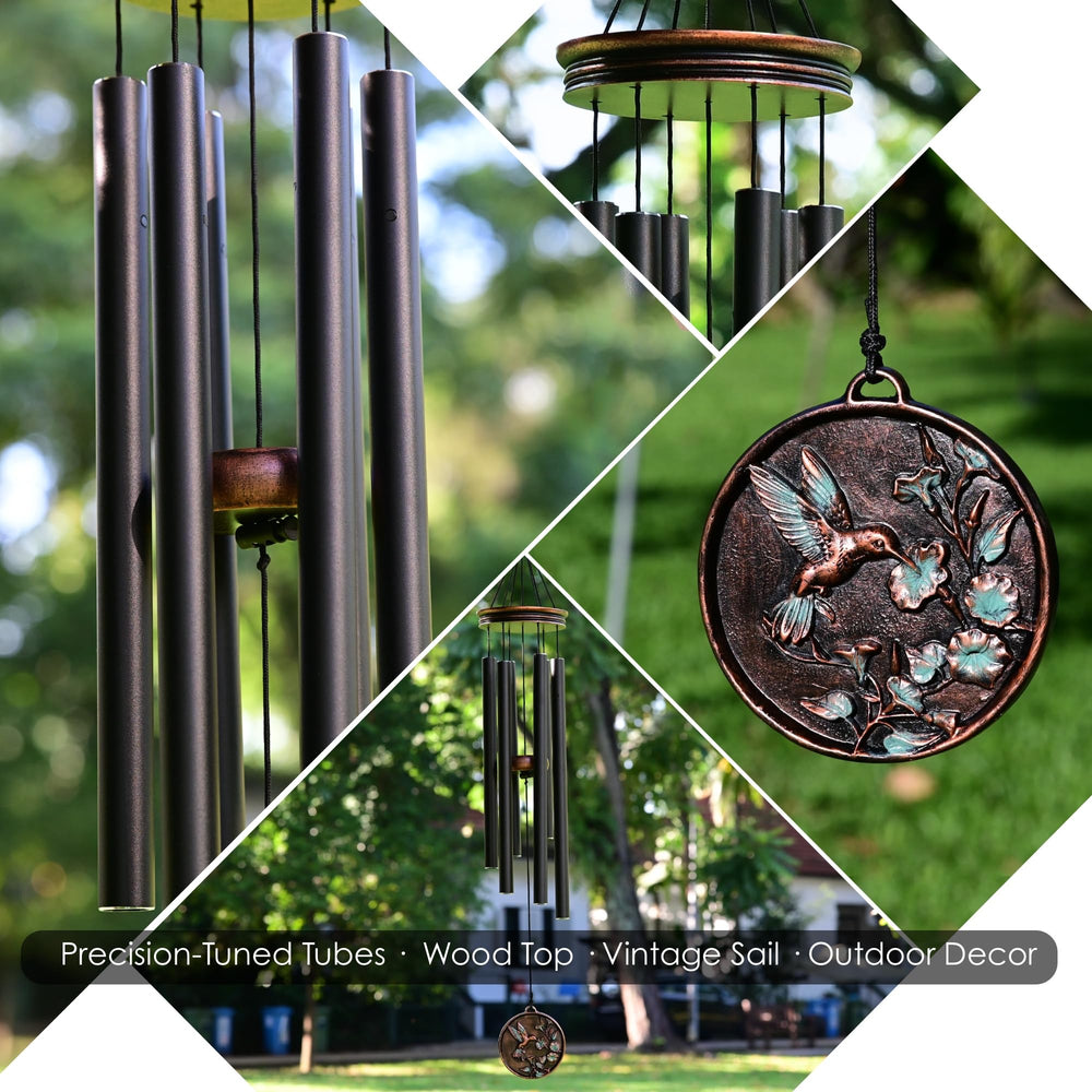 Vanquer Vintage Wind Chimes detailed view of suspension platform