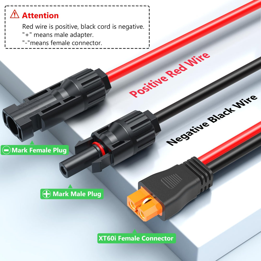 Vansdon XT60i Extension Cable length illustration