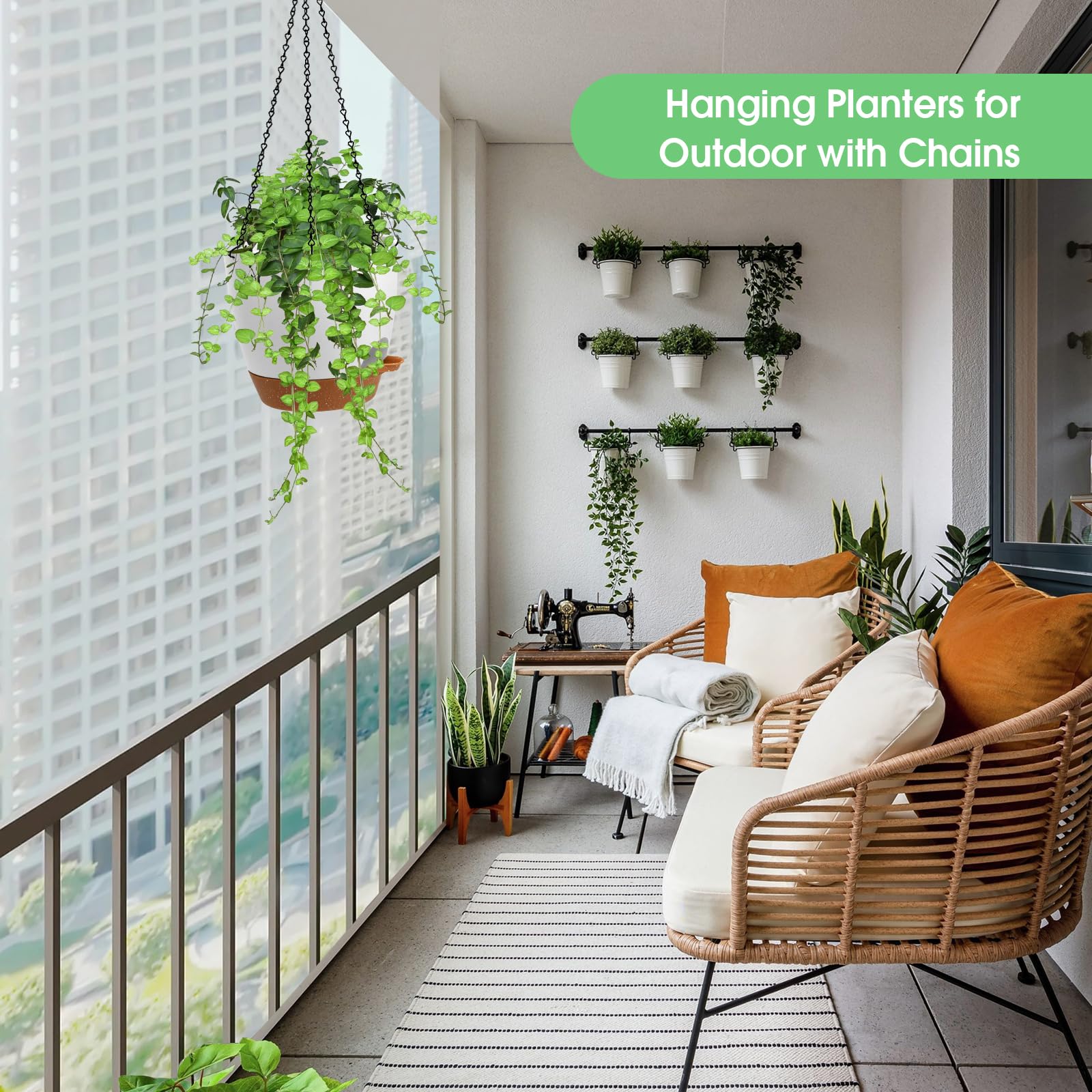 Vanslogreen hanging planters packaging and contents
