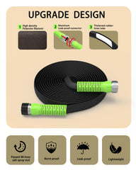 Vantigreen soaker hose with anodized metal connectors