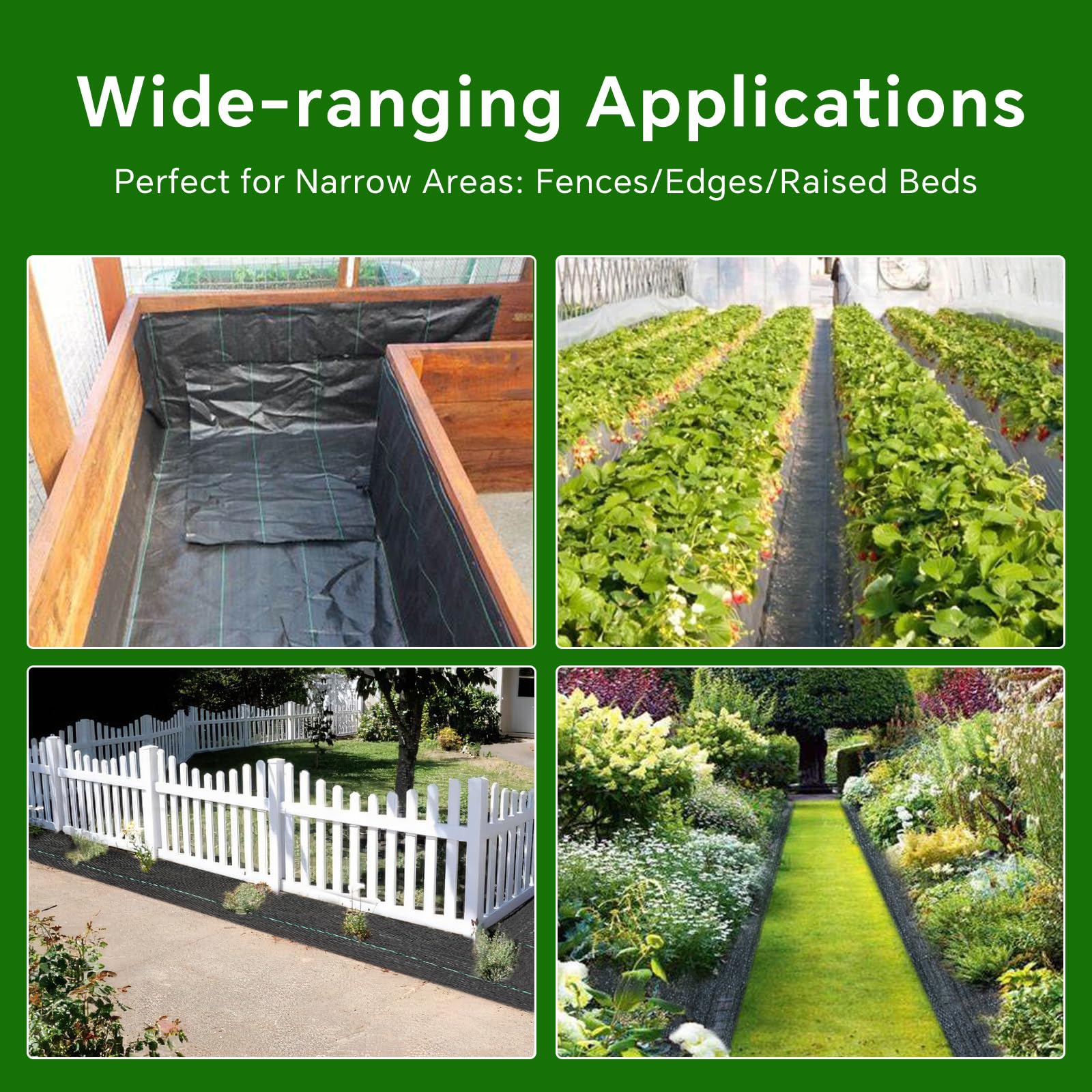 Vanver weed barrier fabric installation process