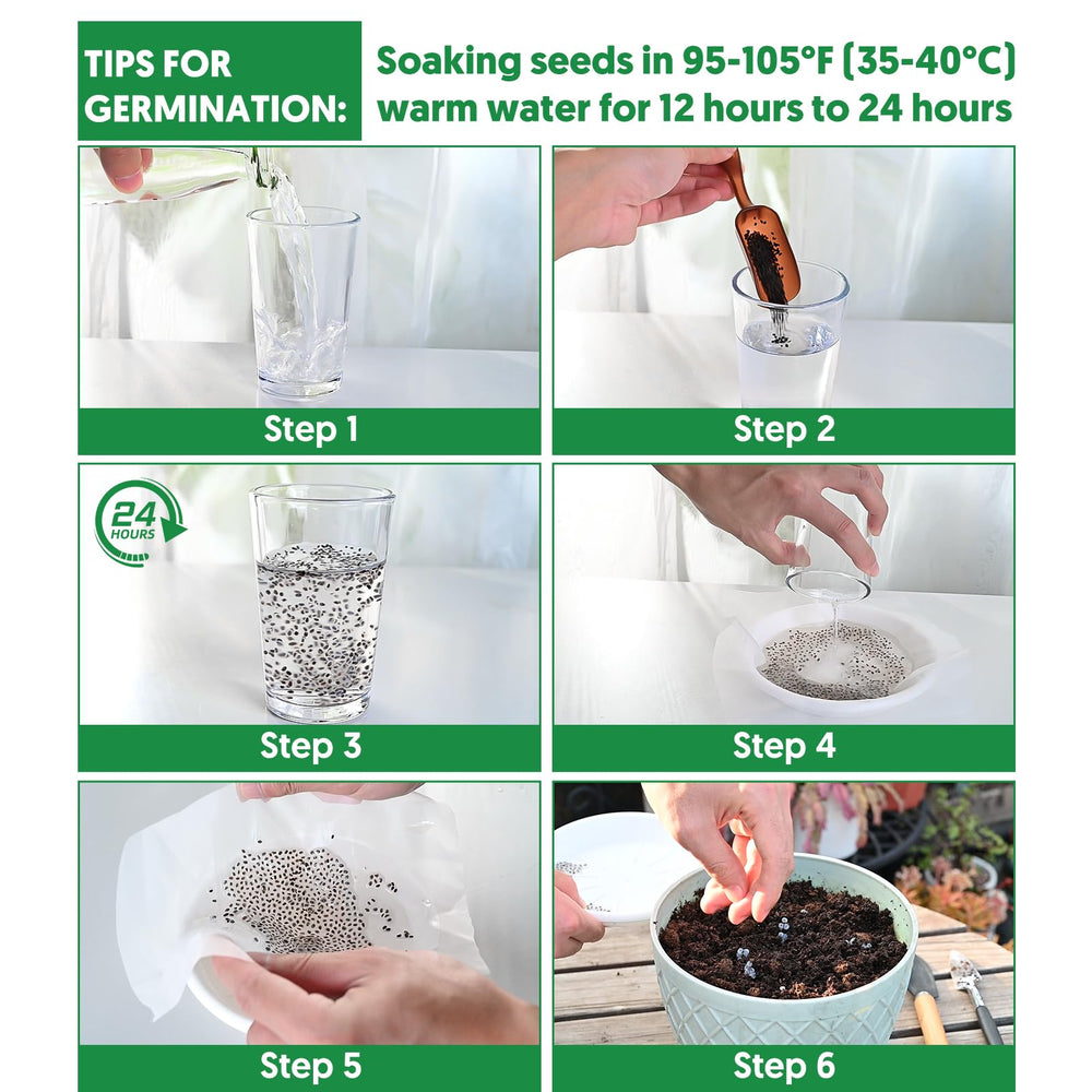Varieties of peppers included in the garden kit