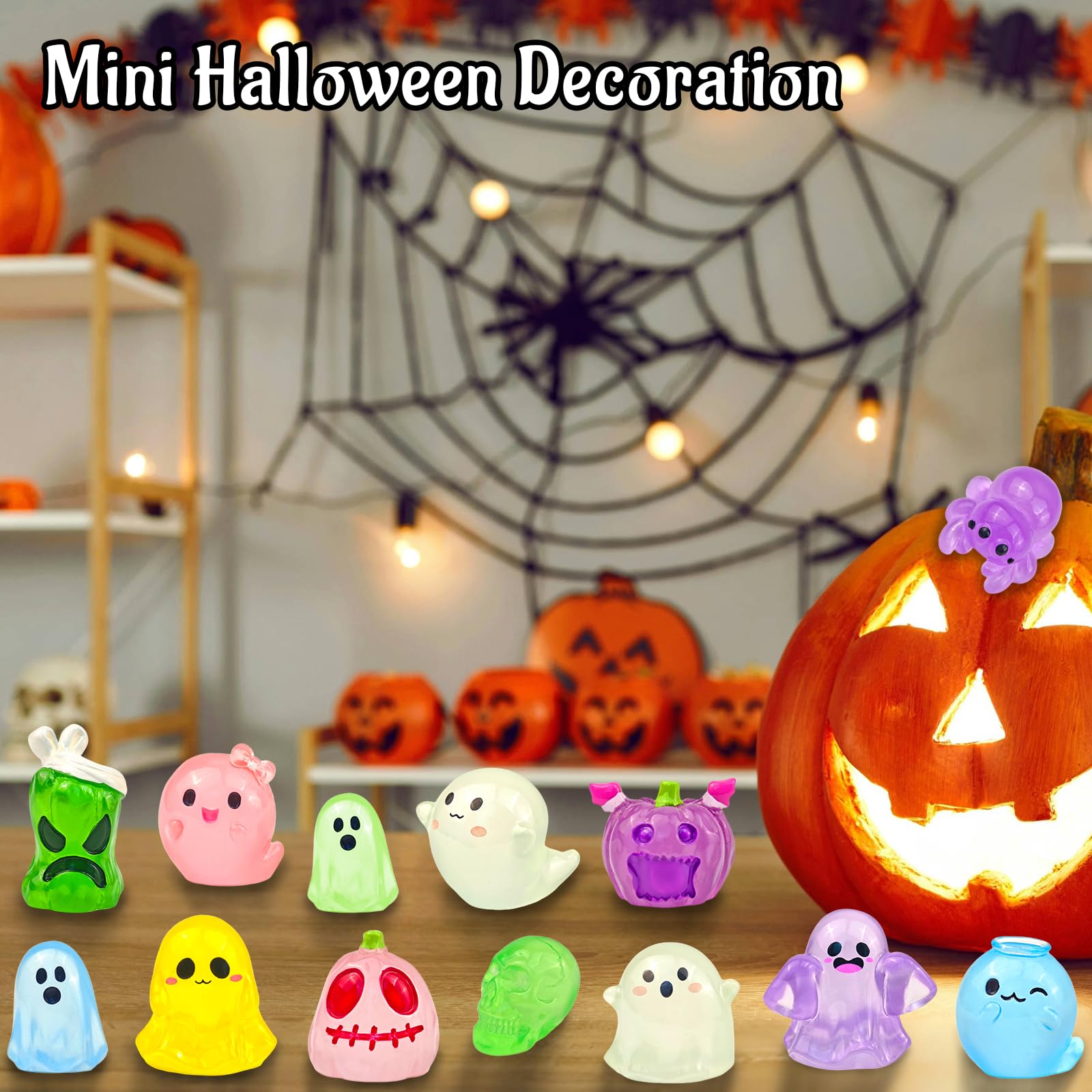 Variety of Feivando Halloween mini figures for indoor decoration