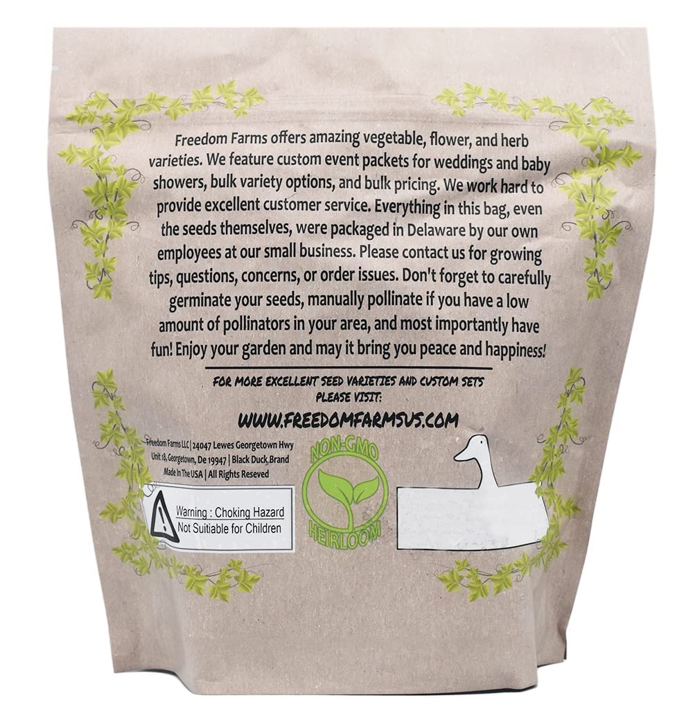 Variety of herb seeds in packets