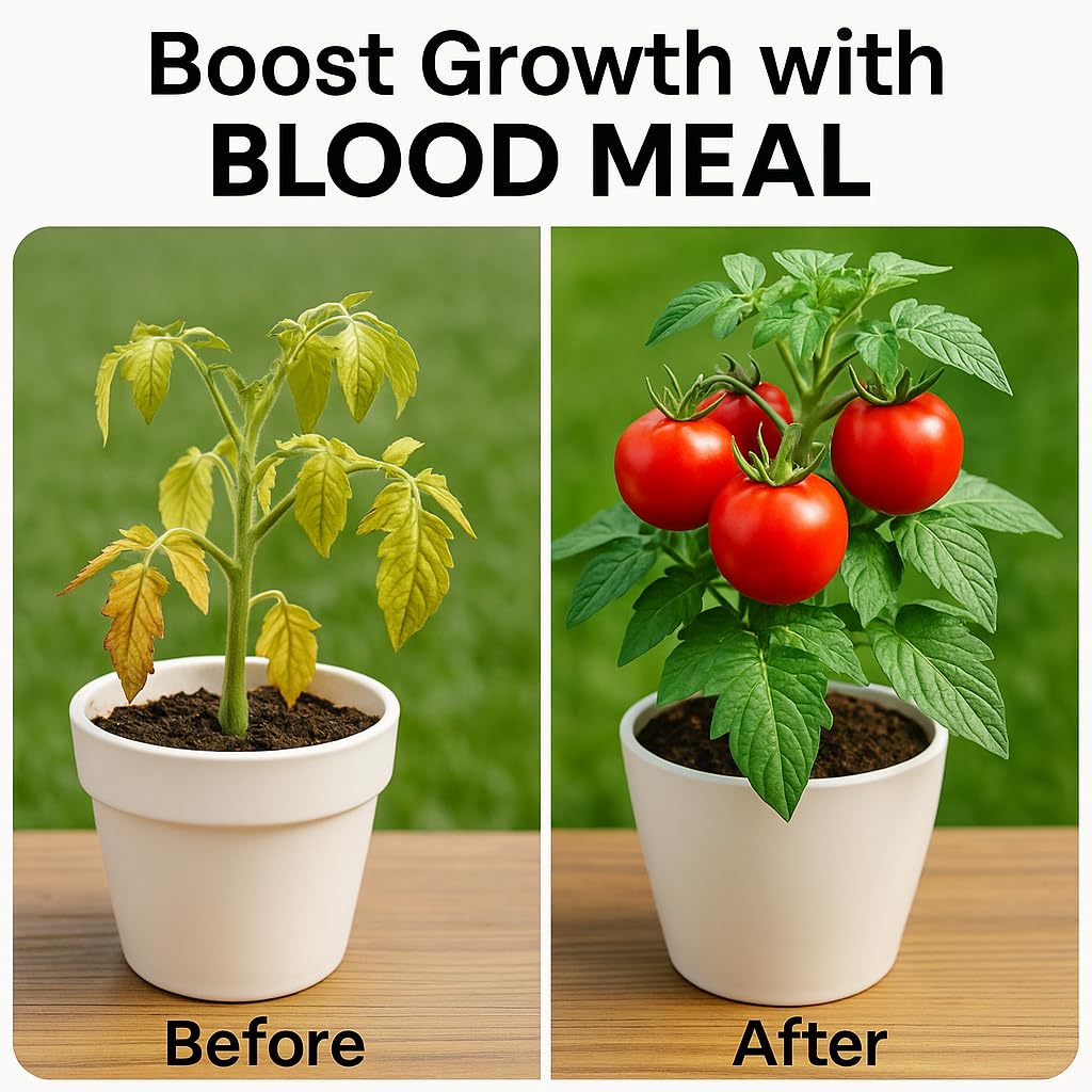 Variety of plants nourished by Gardenera Organic Blood Meal Fertilizer