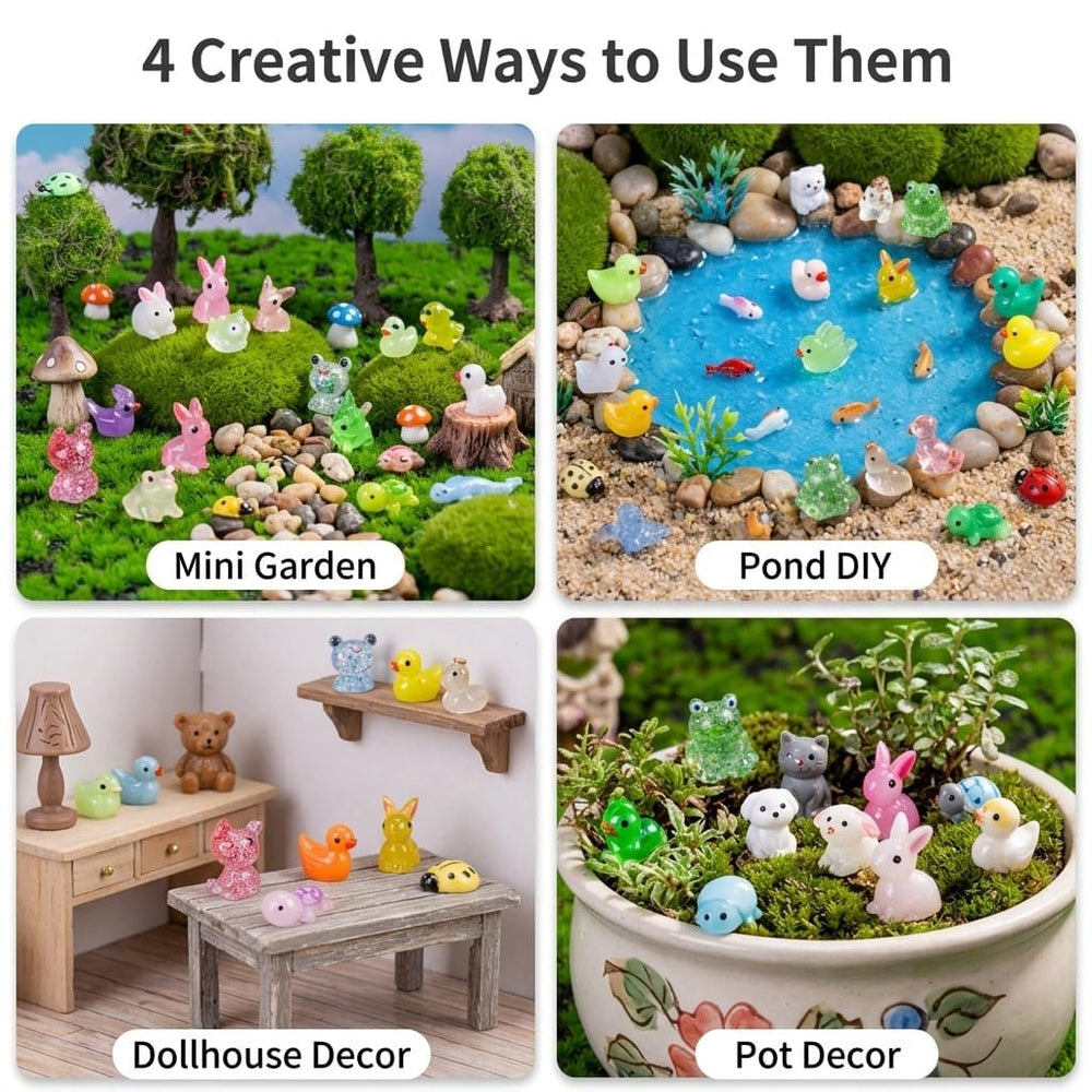 Variety of Teenzee mini animal figures with different designs