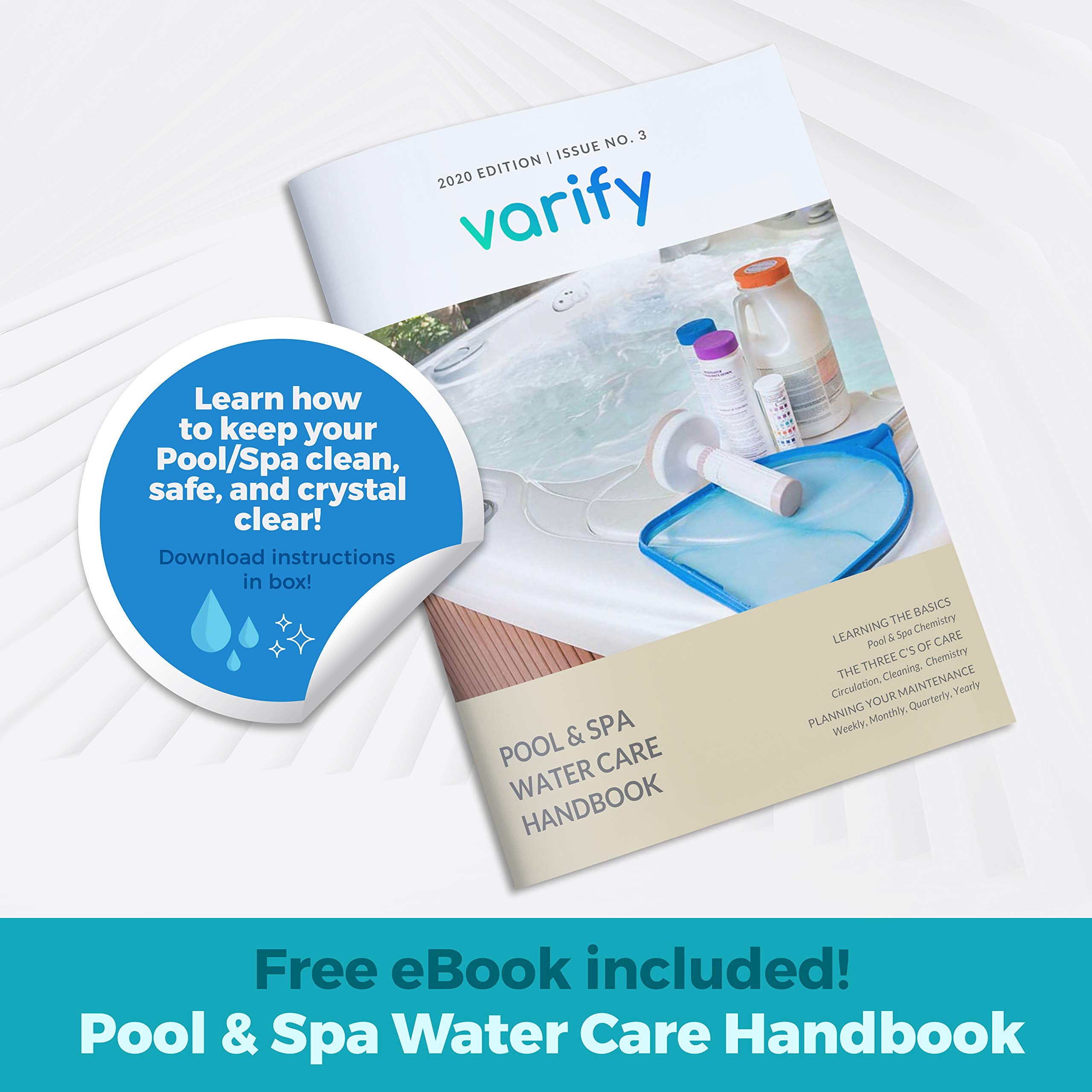 VARIFY Pool Test Strips with two sealed pouches