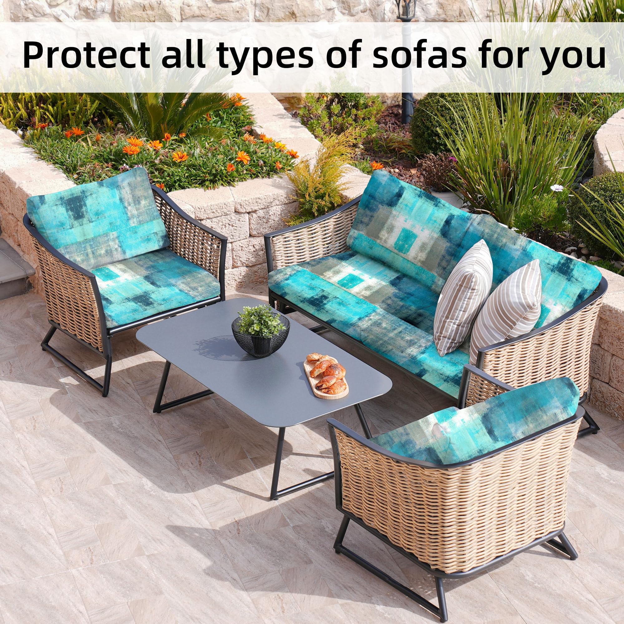 Various angles of BIETYONE cushion covers