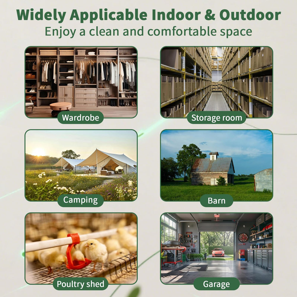 Various areas suitable for placing mouse repellent