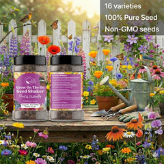 Various flowers included in GevaGrow seed mix