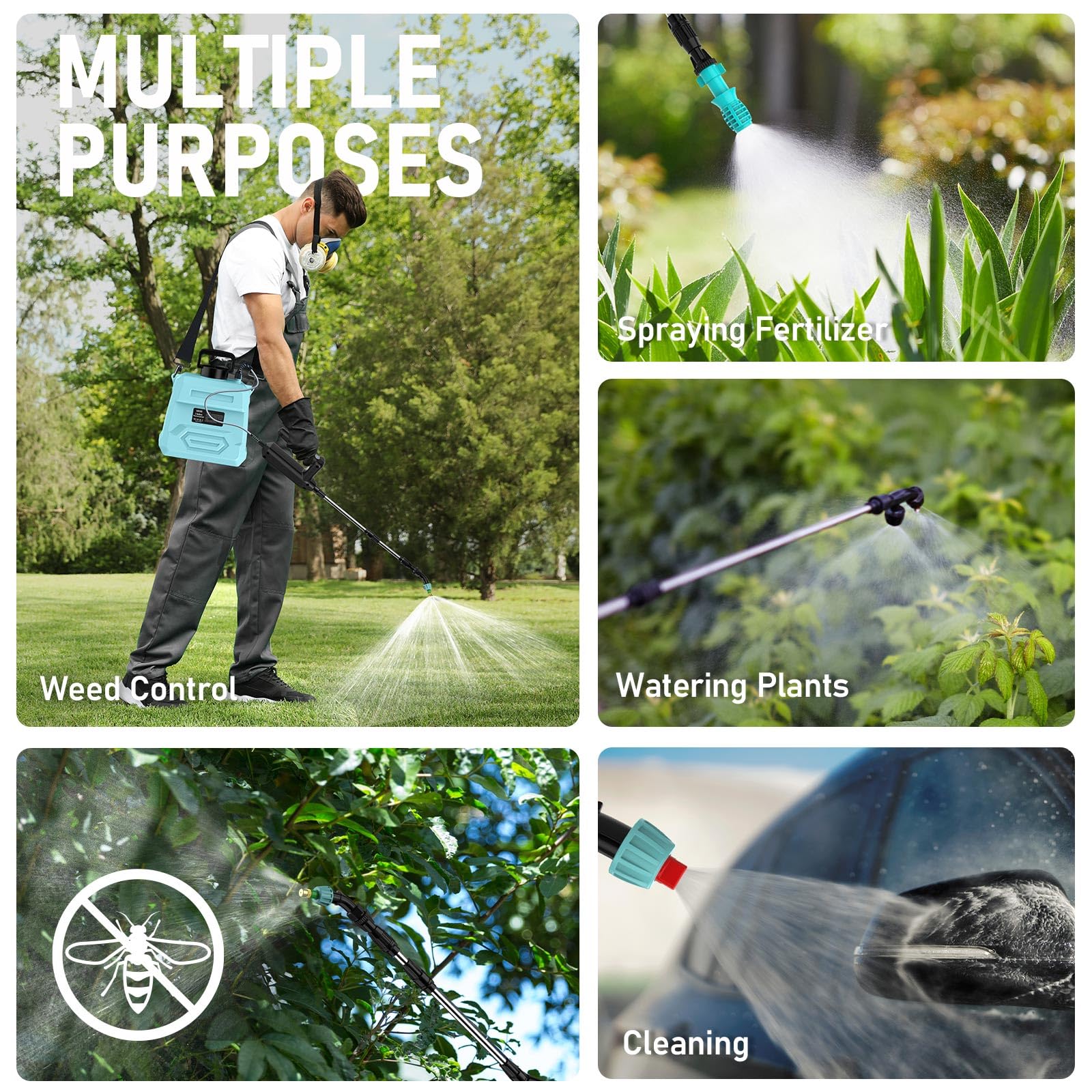 VASG Garden Sprayer with ergonomic design overview