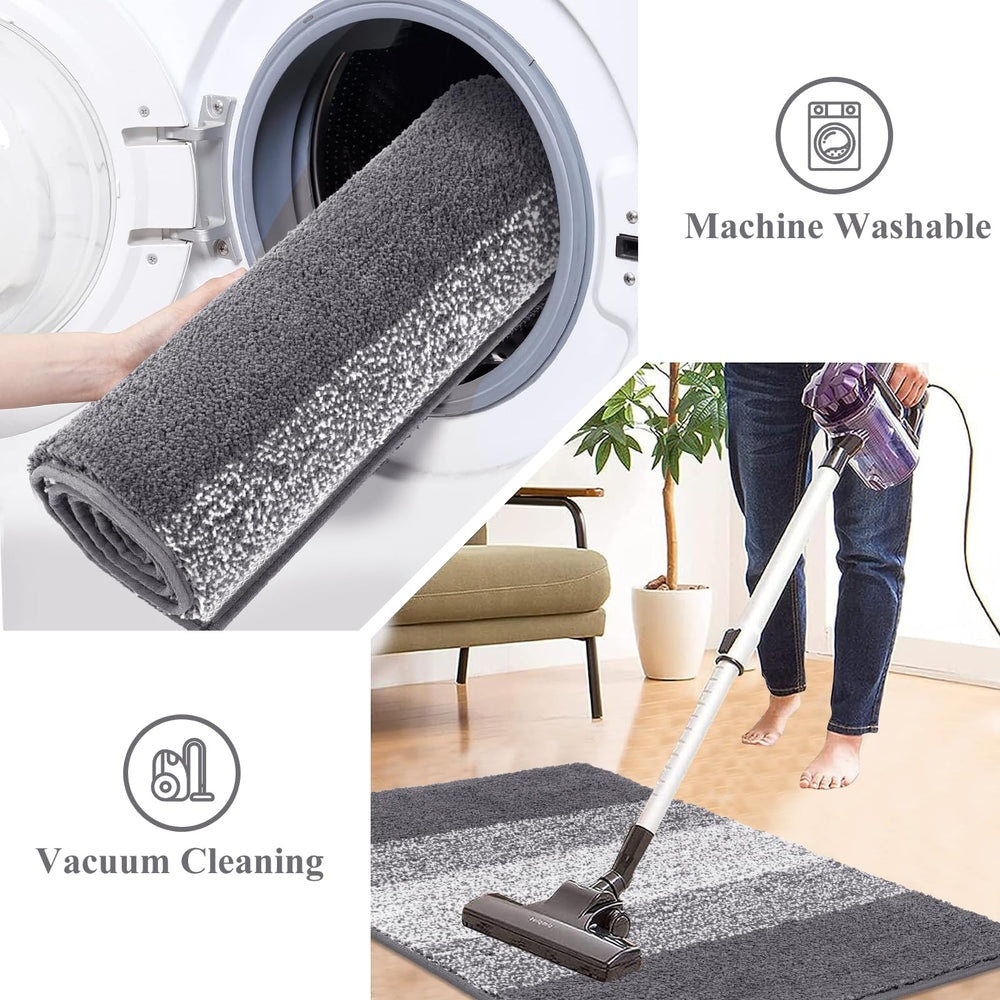 Vaukki Indoor Doormat Grey in a stylish entryway