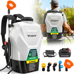 VAXMAY Backpack Sprayer front view with 42" telescopic wand