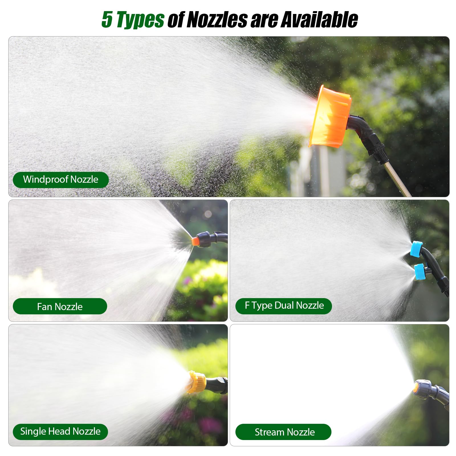 VAXMAY Backpack Sprayer wide-mouth tank opening