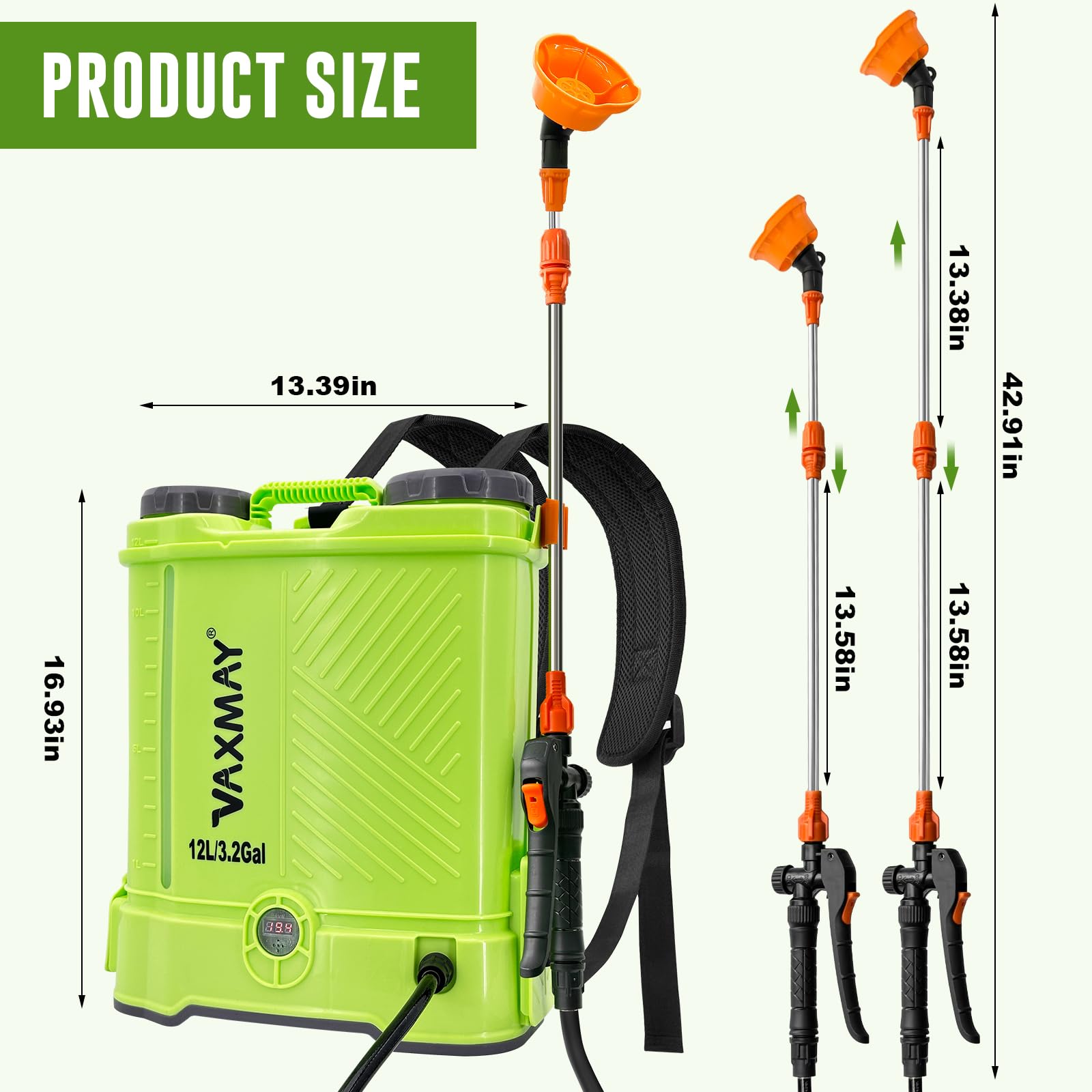 VAXMAY sprayer with included charger