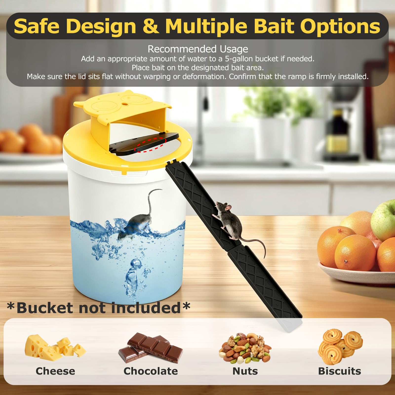 Vboergs Mouse Trap Bucket packaging and contents