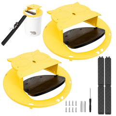 Vboergs Mouse Trap Bucket yellow model front view