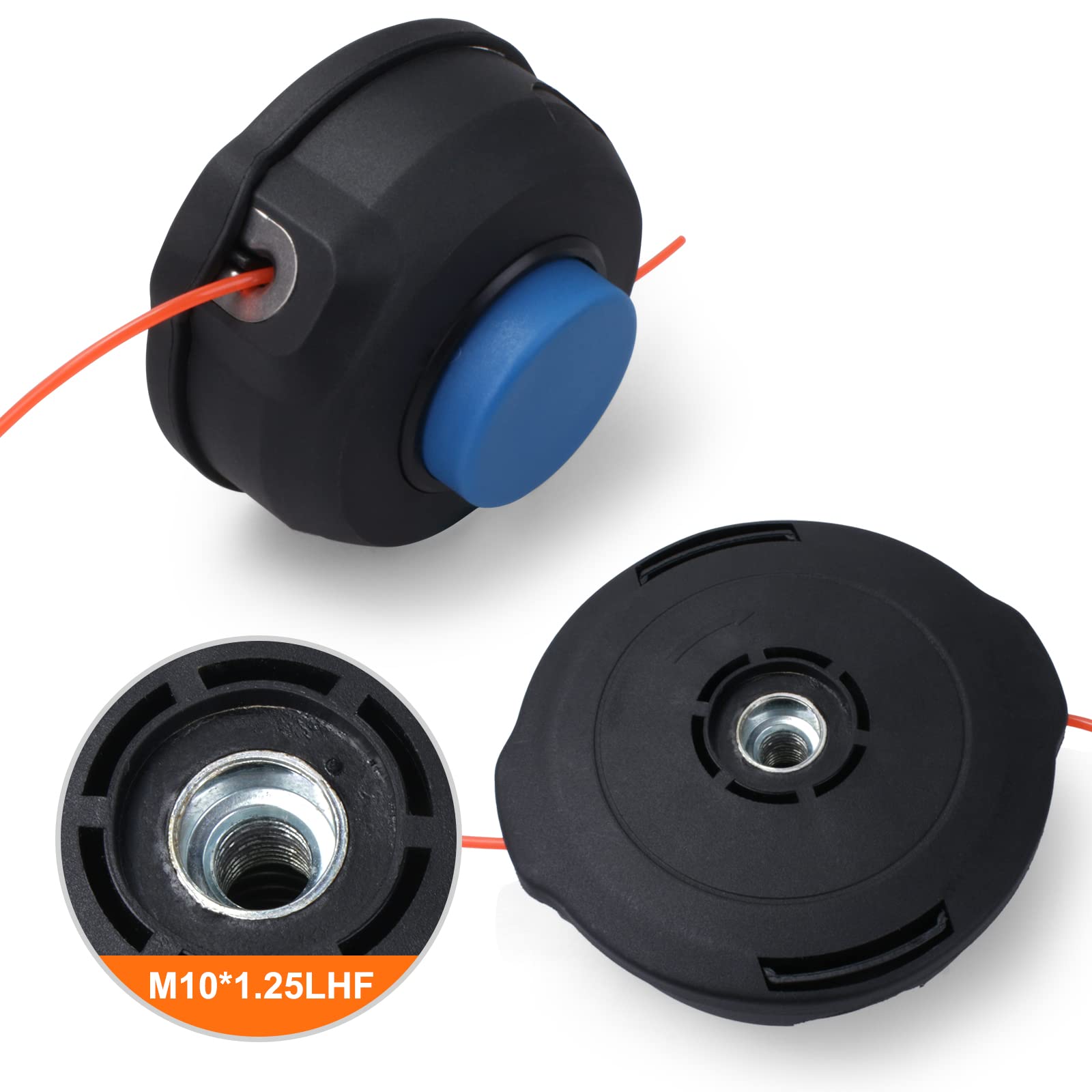 VBSYBO T25 Trimmer Head with trimmer line of different gauges