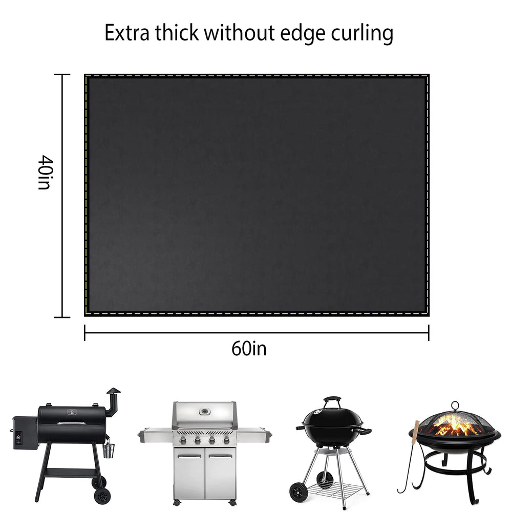 VCHOMY under grill mat showing non-slip surface