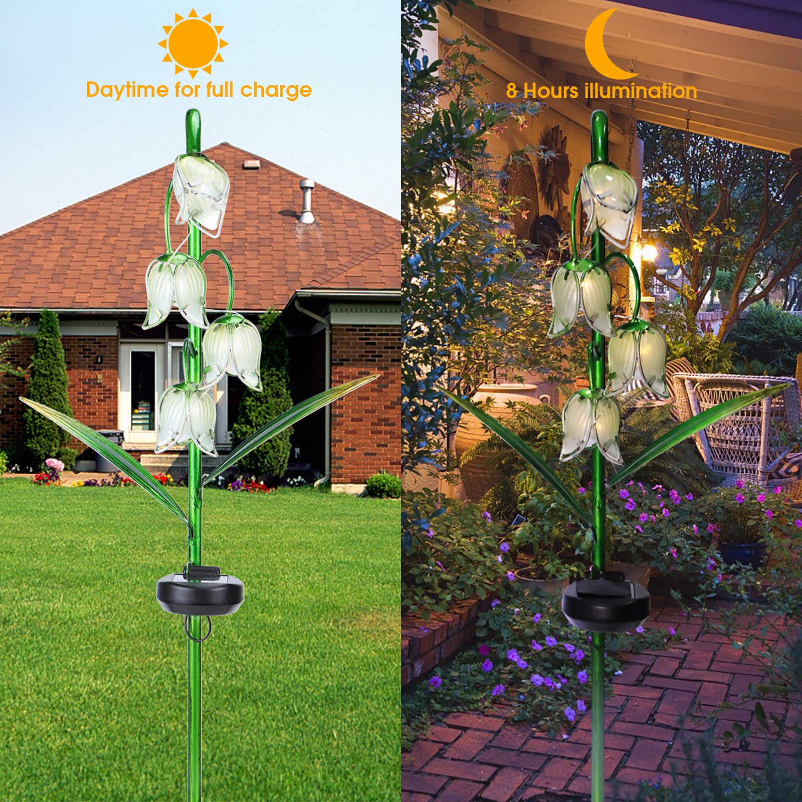 VCUTEKA solar garden light packaging