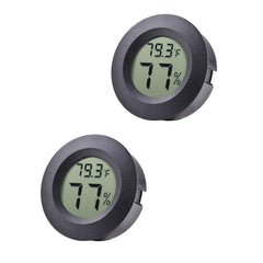Veanic Mini Hygrometer Thermometer front view with clear LCD display